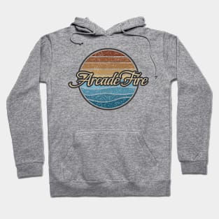 Arcade Fire Retro Waves Hoodie